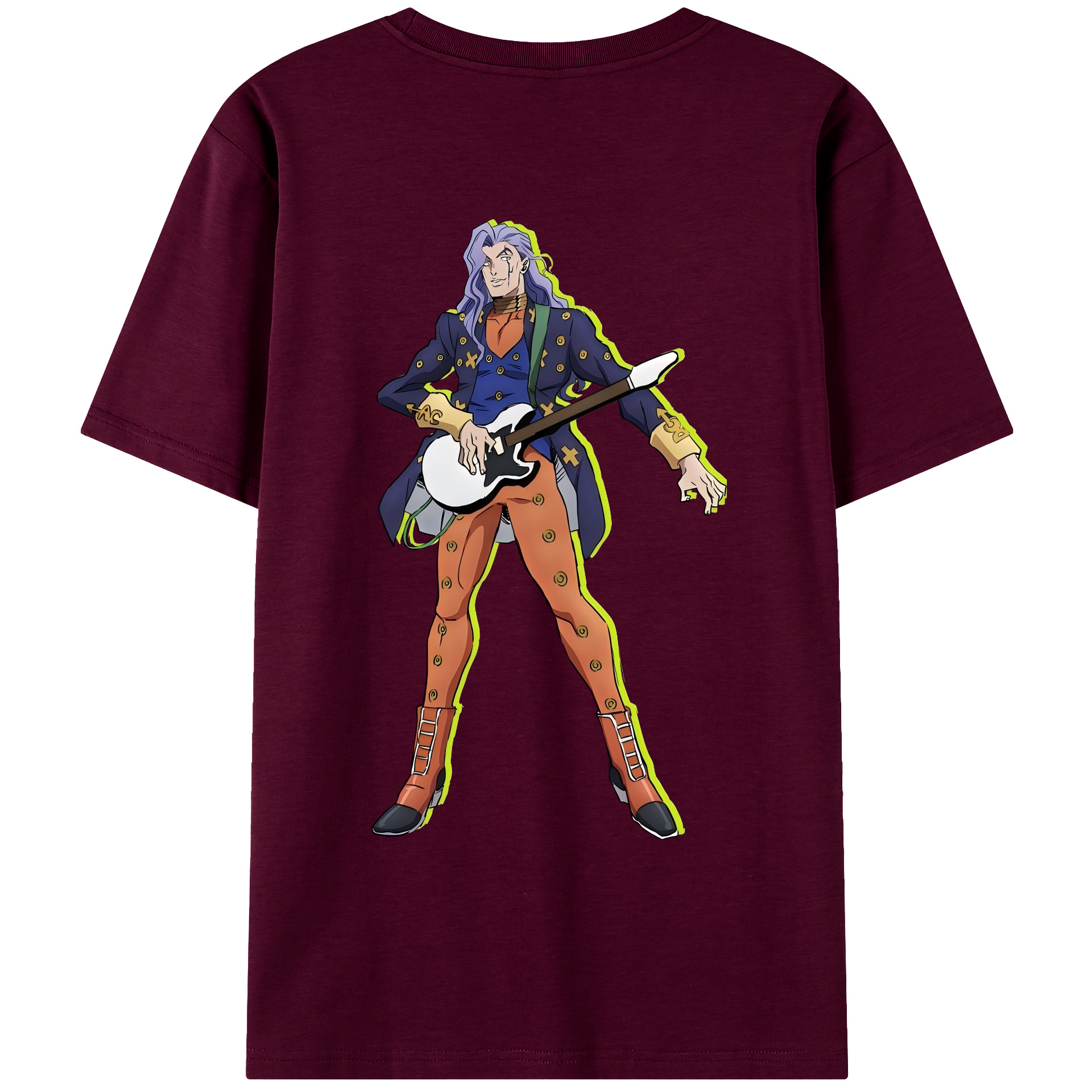 （画像用） ジョジョの奇妙な冒険 おといし あきら JoJo's Bizarre Adventure Akira Otoishi レディース半袖Tシャツ(バックプリント)